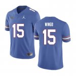 Men's Florida Gators #15 Derek Wingo NCAA Nike Blue Authentic Stitched College Football Jersey ZMJ8762KN